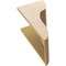 Ekena Millwork 12"W x 12"D x 24"H Wide Carmel Rough Cedar Woodgrain TimberThane Corbel, Primed Tan CORUR12X12X24CARRCPR - alternate 3